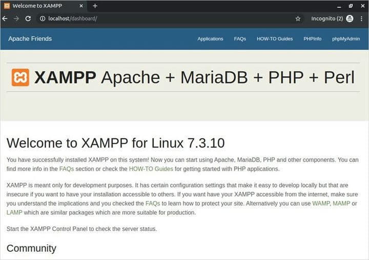 Как установить XAMPP на Ubuntu: Учебное пособие для начинающих