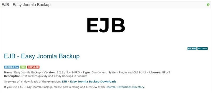 Joomla Backup: Учебник для начинающих