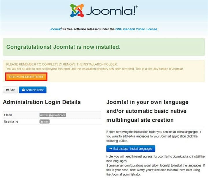 Как установить Joomla: Учебник для начинающих