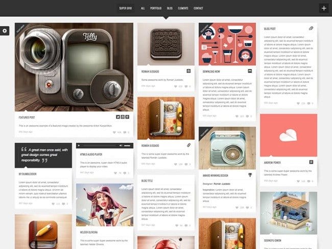 20+ лучших тем WordPress в стиле Pinterest на 2020 год