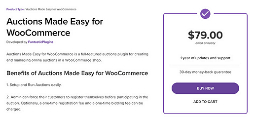 5 parimat WooCommerce'i oksjoni pistikprogrammi veebisaitide jaoks