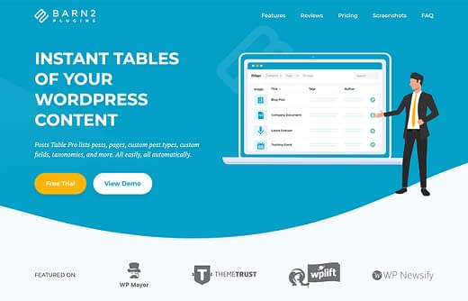 Die 6 besten WordPress Table Plugins [Kostenlos & Premium] (2021)