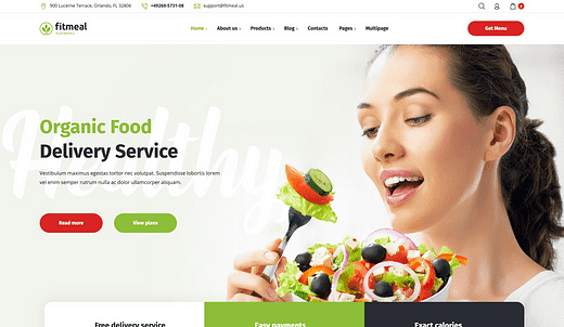 Los 7 mejores temas de WordPress para servicios de entrega de alimentos