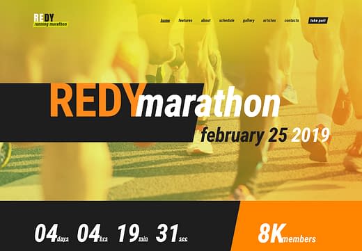 9 parimat jooksuklubi ja maratoni WordPressi teemat (2021)
