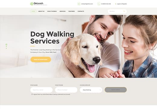Os 6 melhores temas WordPress para treinamento de cães