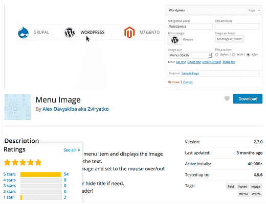 Comment ajouter des images aux éléments de menu dans WordPress