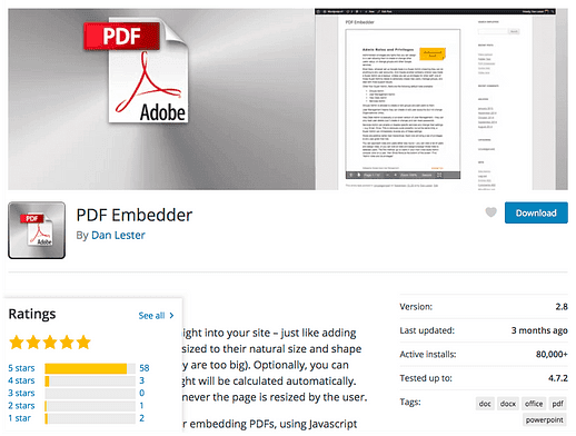 Come incorporare facilmente PDF in WordPress
