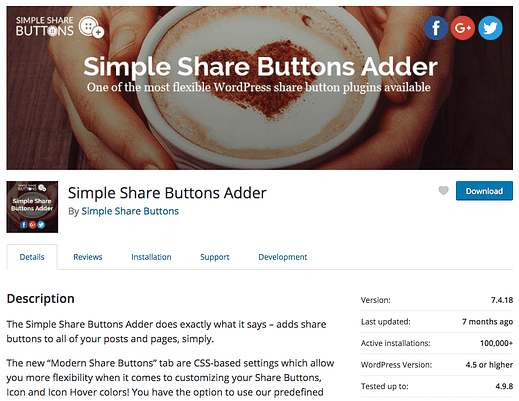 So fügen Sie Share-Buttons zu WordPress-Beiträgen hinzu