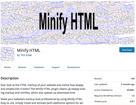 So minimieren Sie den HTML-Code Ihrer WordPress-Site