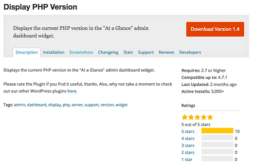 Як знайти версію PHP на вашому сайті WordPress