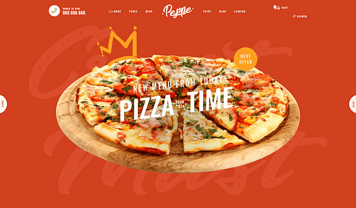 Os 8 melhores temas de WordPress de pizzaria