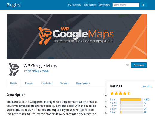 Top 6 najlepszych wtyczek Google Maps WordPress na rok 2021