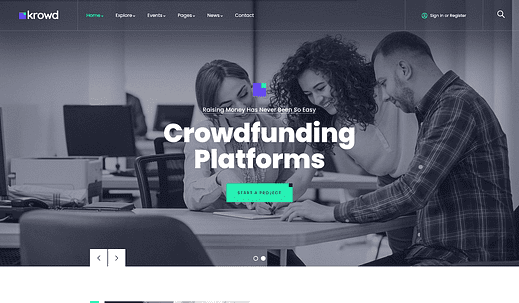Os 6 melhores temas de WordPress de crowdfunding