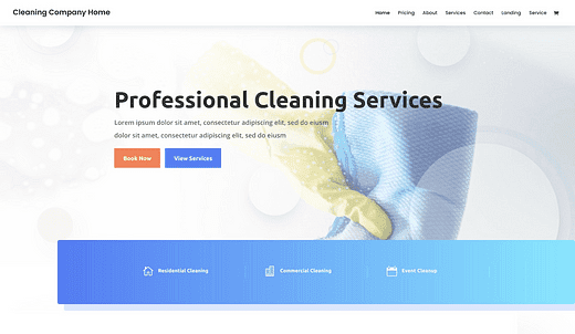 Die 17 besten WordPress-Themes für Reinigungsunternehmen