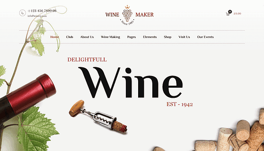 Los 10 mejores temas de bodegas de WordPress para viñedos y bares de vinos