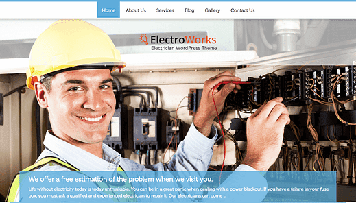 Los 13 mejores temas de WordPress para electricistas para contratistas profesionales