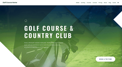 I 7 migliori temi WordPress per il golf per corsi, club e allenatori