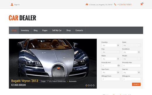 8 najlepszych motywów WordPress dla dealerów samochodów w celu zwiększenia sprzedaży online