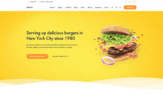 Die 7 besten Fast-Food-WordPress-Themes