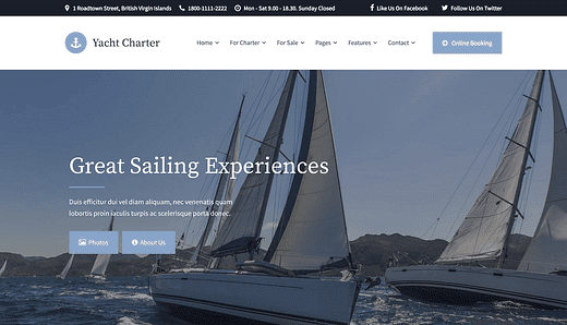De 5 bästa WordPress-teman för segling för 2021