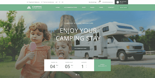 Los 7 mejores temas de WordPress para campamentos de verano