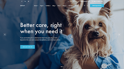 7 parimat WordPressi veterinaarteemat