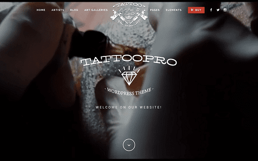5 parasta Tattoo Studion WordPress-teemaa vuodelle 2020