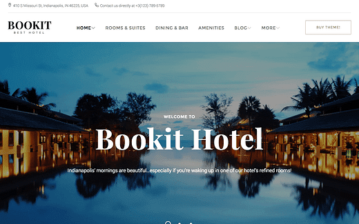 Os 9 melhores temas WordPress de hotel para obter mais reservas