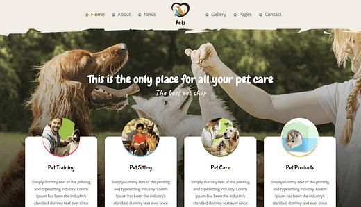 Les 6 meilleurs thèmes WordPress pour animalerie pour les amoureux des animaux