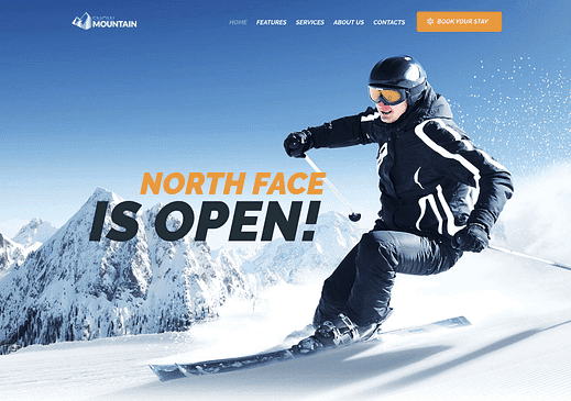 Les 5 meilleurs thèmes WordPress pour stations de ski pour 2021