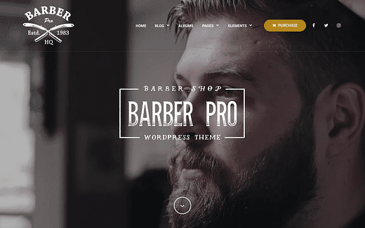 I 6 migliori temi WordPress per Barber Shop per il 2021