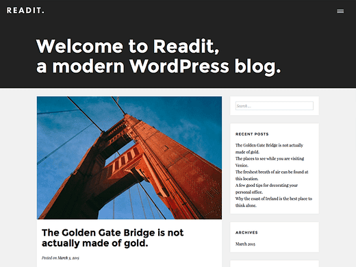 11 лучших бесплатных и минималистских тем для блогов WordPress