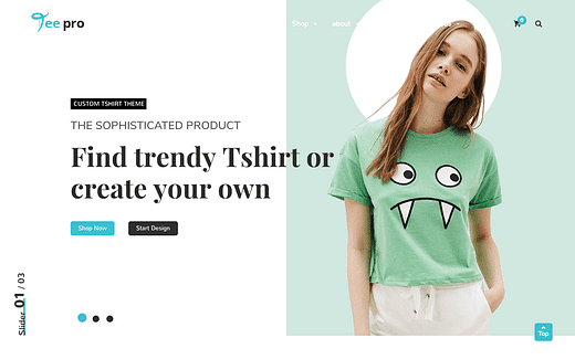 Os 6 melhores temas WordPress da loja de camisetas para vender seus próprios designs
