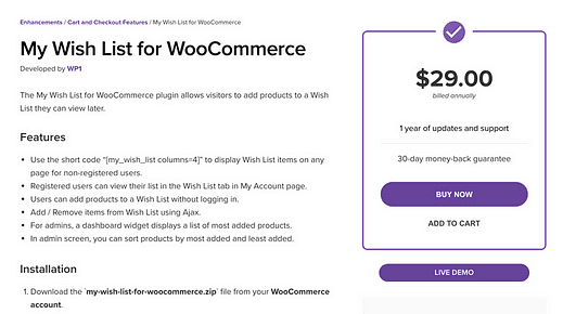 I 5 migliori plugin della lista dei desideri di WooCommerce per UX e marketing
