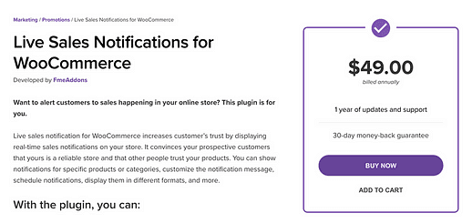 I 5 migliori plugin di notifica delle vendite di WooCommerce "appena acquistati"