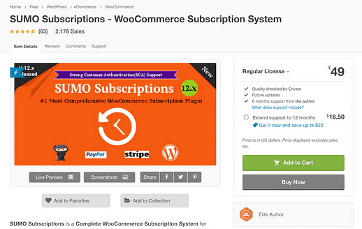Los 5 mejores complementos de WooCommerce para pedidos y suscripciones recurrentes
