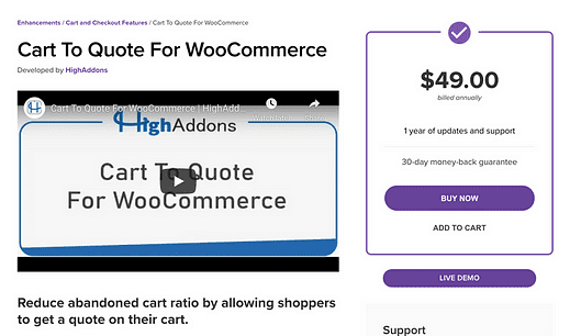 7 найкращих плагінів WooCommerce «Запит пропозицій» для отримання потенційних клієнтів