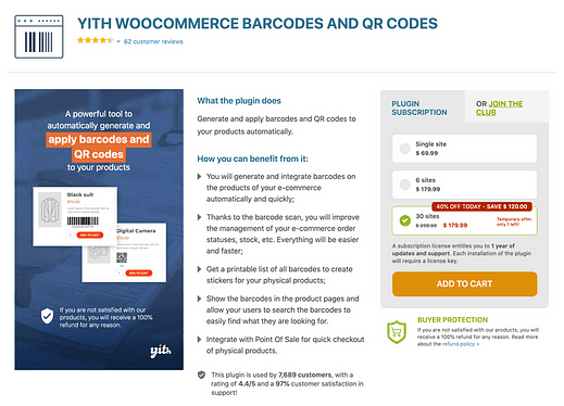 Os 5 melhores plug-ins de código de barras WooCommerce (digitalizáveis ​​e para impressão)