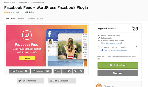 I 5 migliori plugin per feed Facebook di WordPress