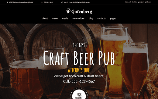 Los 5 mejores temas de WordPress sobre cervecerías para 2020
