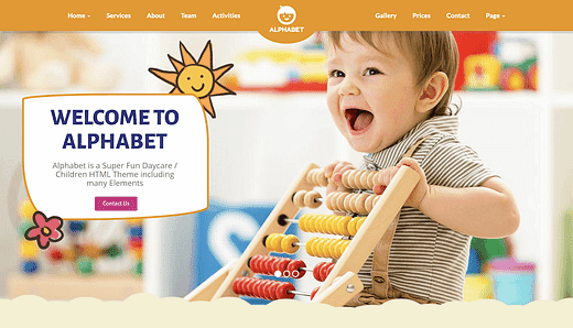 Die 5 besten WordPress Themes für Kindertagesstätten für 2020