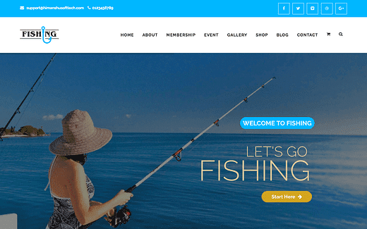 Os 5 melhores temas de WordPress de pesca para 2020