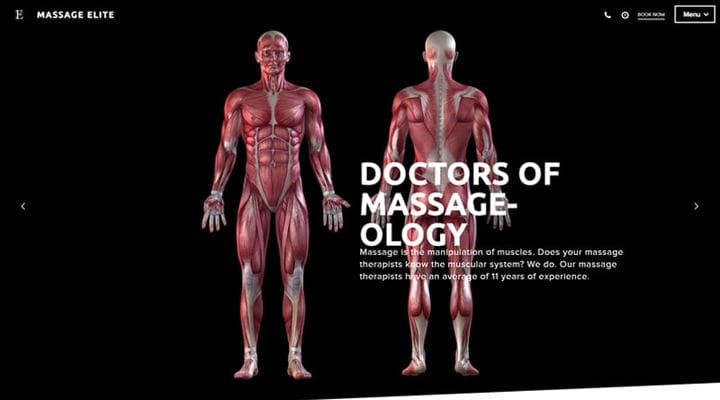 Top 20 des sites Web de massage qui vous inspireront