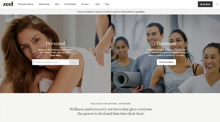 Top 20 des sites Web de massage qui vous inspireront