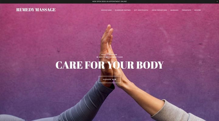 Top 20 des sites Web de massage qui vous inspireront