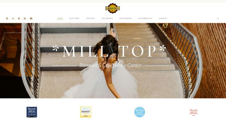 25 exemples de sites Web de mariage les plus inspirants