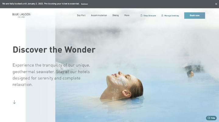 Oltre 10 migliori siti Web per spa e resort di lusso