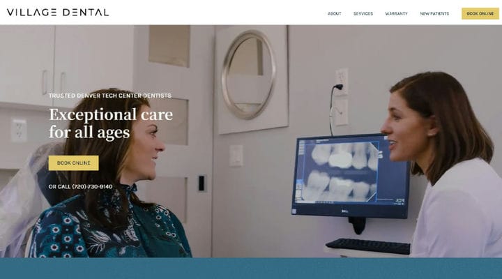 Mais de 10 sites de dentistas bonitos para inspiração de design