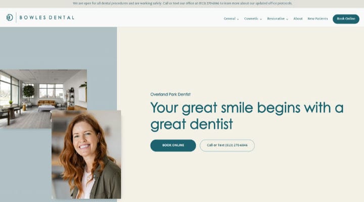 10+ beaux sites Web de dentistes pour l'inspiration de conception