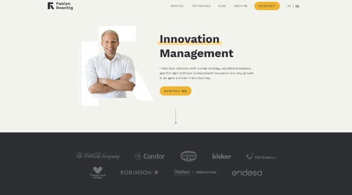 10+ exemples de sites Web de conseil professionnel